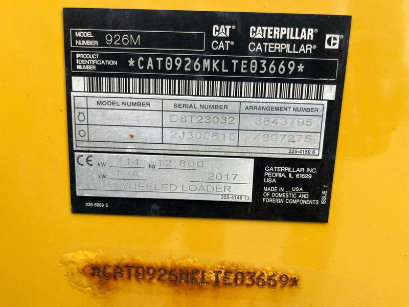 Wheel loader Caterpillar 926M: picture 6 Wheel loader Caterpillar 926M: picture 6