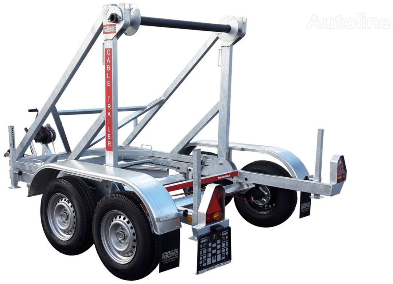 Gewe Przyczepa kablowa P3500 D/1 do przewozu bębnów kablowych - Cable drum trailer: picture 3 Gewe Przyczepa kablowa P3500 D/1 do przewozu bębnów kablowych - Cable drum trailer: picture 3