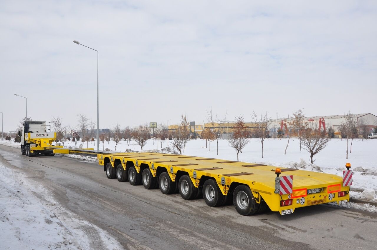New Low loader trailer for transportation of heavy machinery Özgül 8 AXLE LOWBED SEMI TRAILER: picture 17
