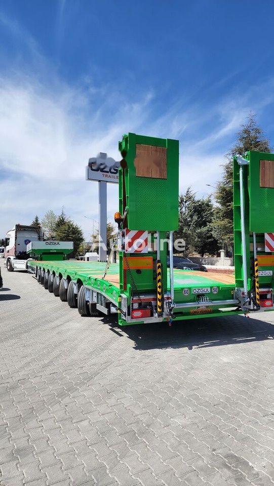New Low loader trailer for transportation of heavy machinery Özgül 8 AXLE LOWBED SEMI TRAILER: picture 8