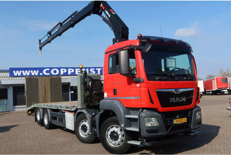MAN TGS 35.360 8X2 Euro 6 Oprijwagen + HIAB 228 E 3 kraan. Radio grafisch + winch - Crane truck: picture 2 MAN TGS 35.360 8X2 Euro 6 Oprijwagen + HIAB 228 E 3 kraan. Radio grafisch + winch - Crane truck: picture 2