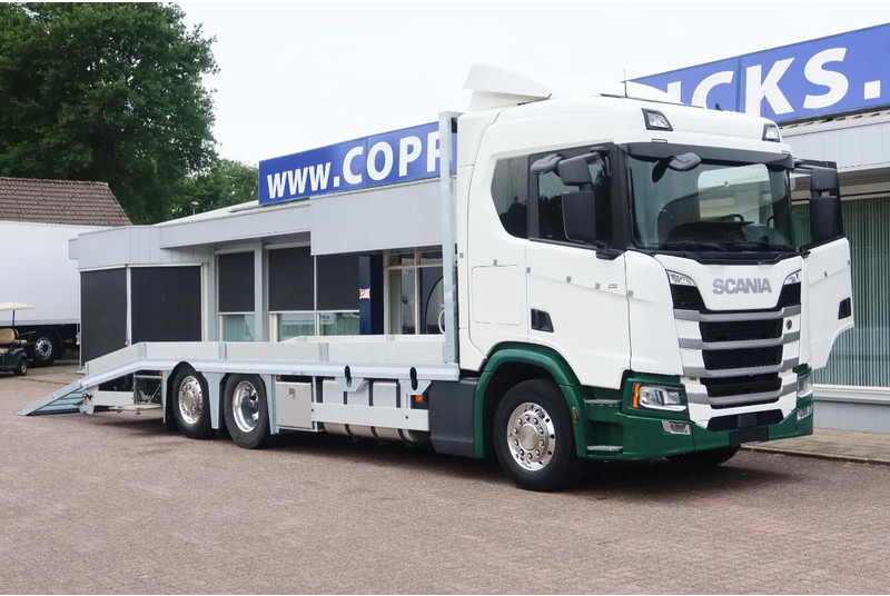 Scania R500 NGS Oprijwagen 6x2 E6 Nieuwe Laadbak met Hydraulische rijpaten - Autotransporter truck: picture 2 Scania R500 NGS Oprijwagen 6x2 E6 Nieuwe Laadbak met Hydraulische rijpaten - Autotransporter truck: picture 2