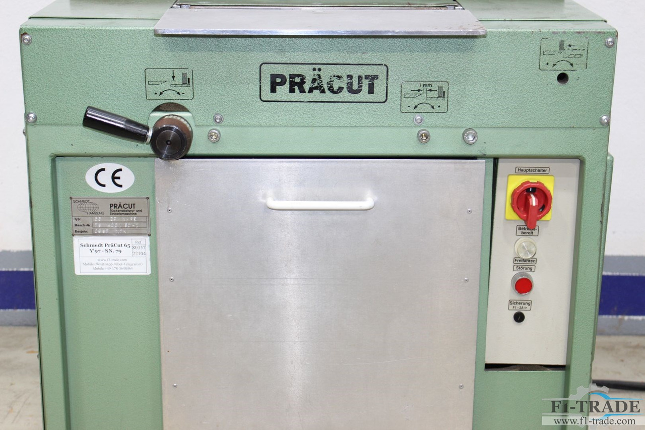 Schmedt PräCut Typ 65 - Paper cutting machine: picture 5 Schmedt PräCut Typ 65 - Paper cutting machine: picture 5