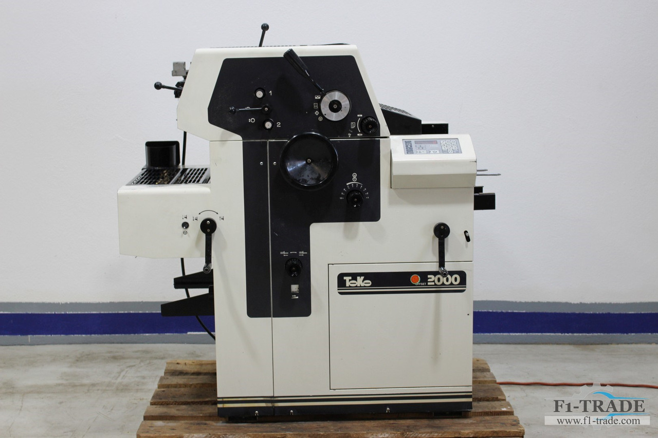 TOKO 2000 - Offset printing machine: picture 1 TOKO 2000 - Offset printing machine: picture 1