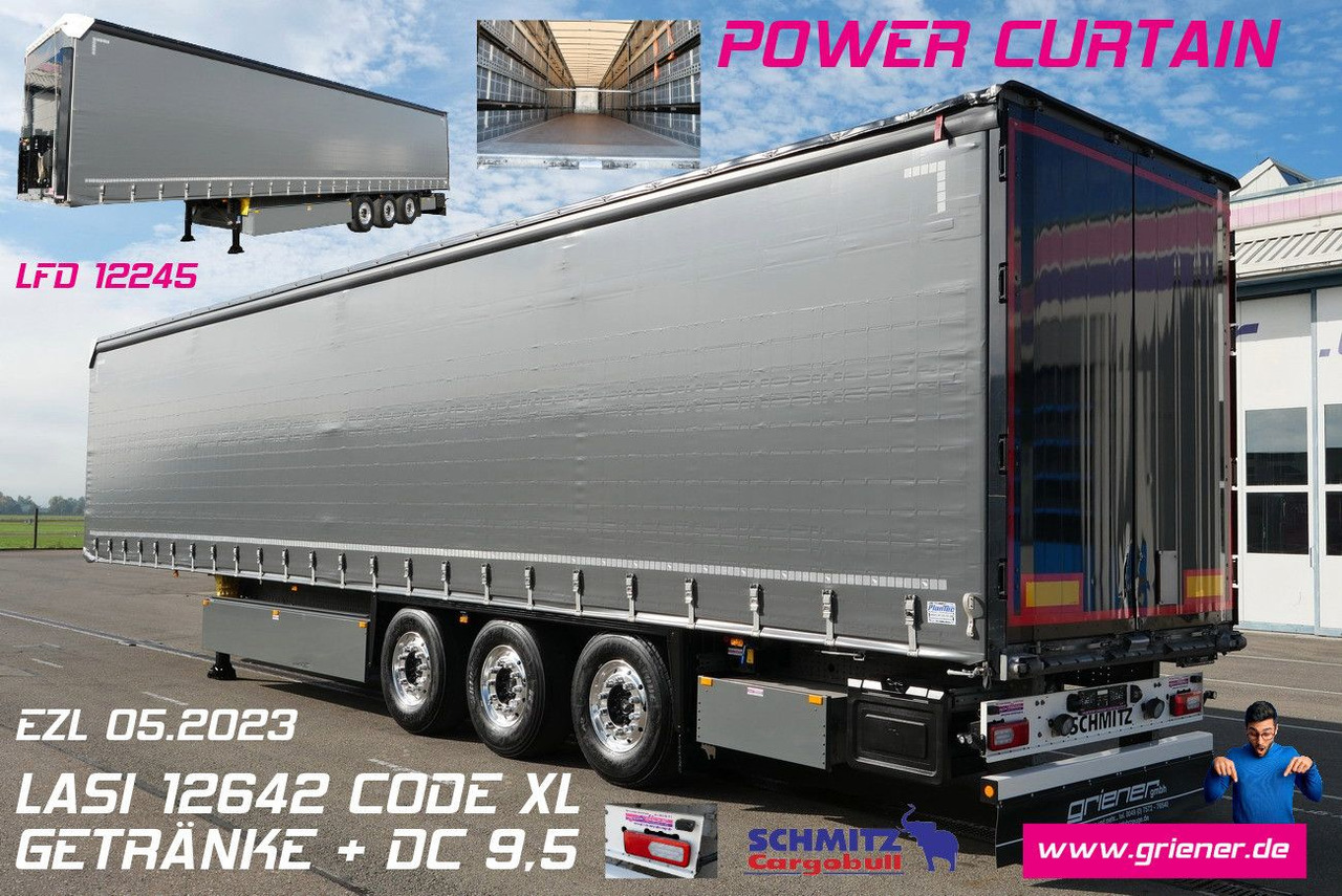 Schmitz Cargobull SCS 24 / ALU/LIFT /POWER CURTAIN DC 9,5 - Curtainsider semi-trailer: picture 1 Schmitz Cargobull SCS 24 / ALU/LIFT /POWER CURTAIN DC 9,5 - Curtainsider semi-trailer: picture 1
