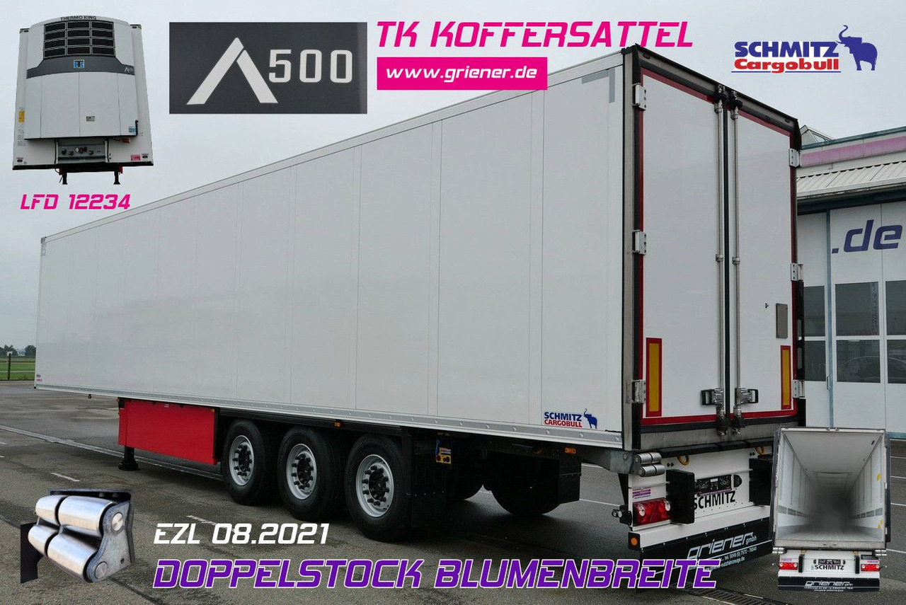 Schmitz Cargobull SKO 24/DOPPELSTOCK BLUMEN TK A500 DRP FP 45 - Refrigerator semi-trailer: picture 1 Schmitz Cargobull SKO 24/DOPPELSTOCK BLUMEN TK A500 DRP FP 45 - Refrigerator semi-trailer: picture 1