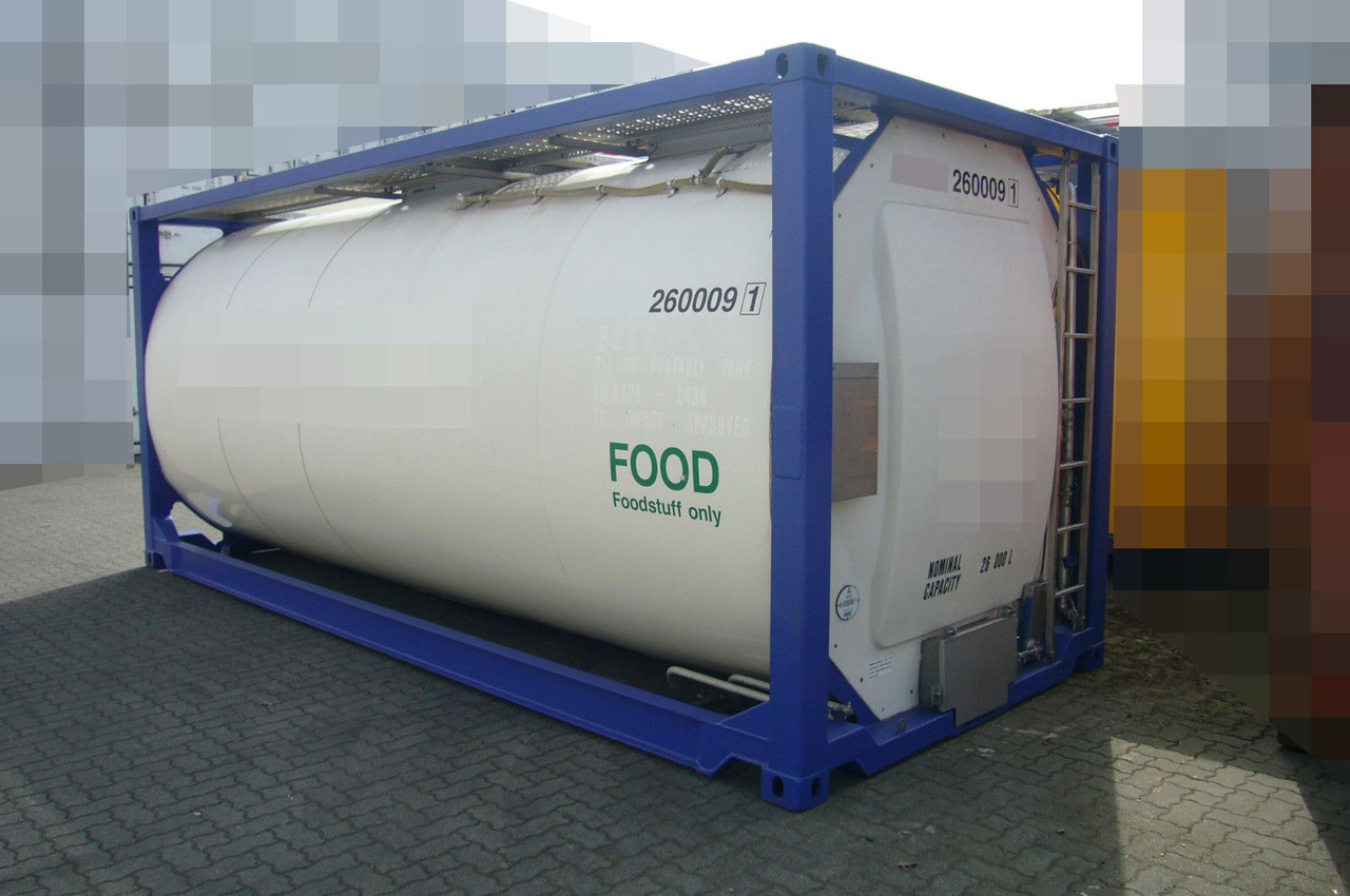 26.000 Lit V4A Lebensmittel Druckluft Vollrahmen - Tank container: picture 1 26.000 Lit V4A Lebensmittel Druckluft Vollrahmen - Tank container: picture 1