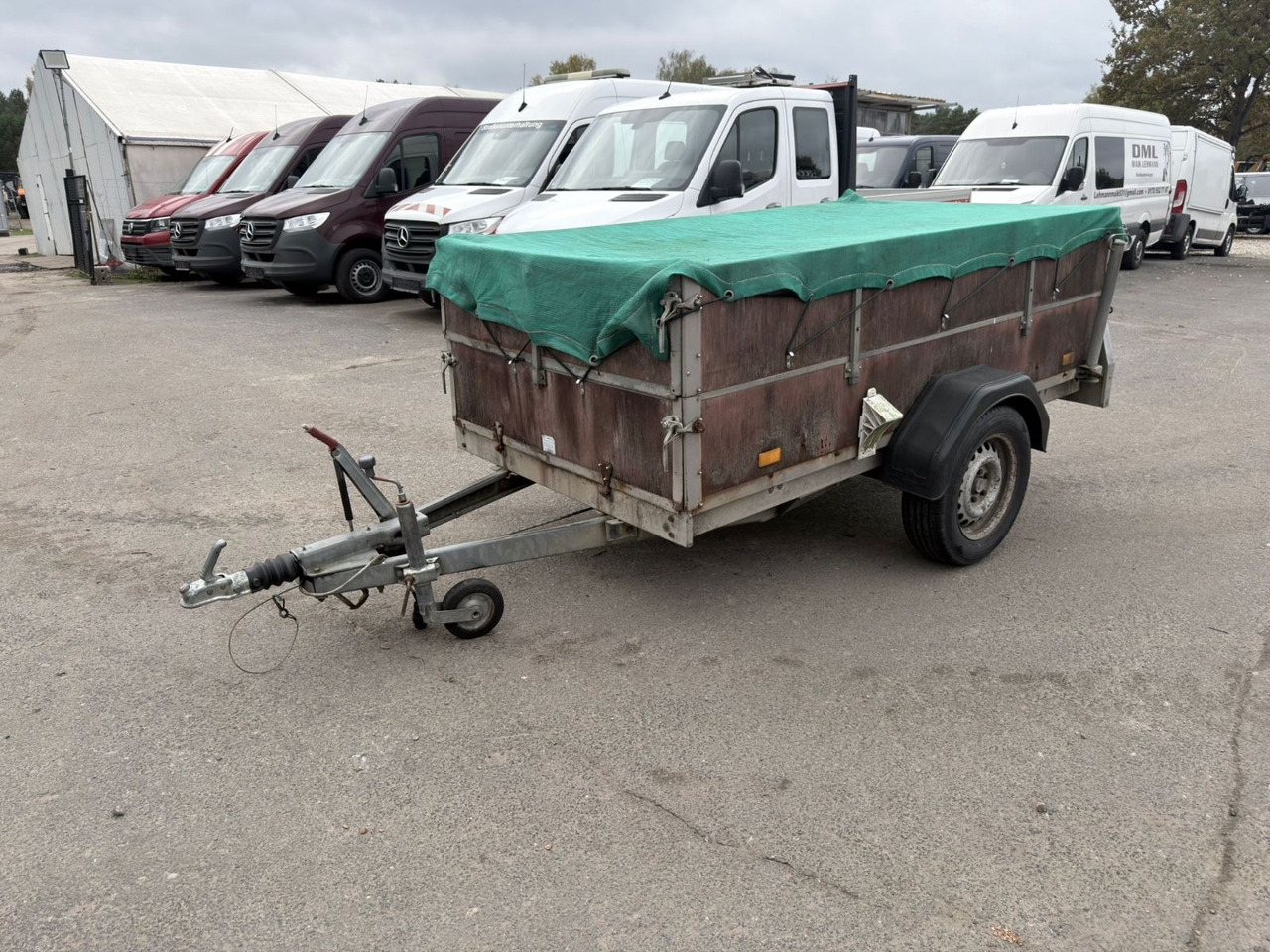 Humbaur H13K L - Dropside/ Flatbed trailer: picture 2 Humbaur H13K L - Dropside/ Flatbed trailer: picture 2