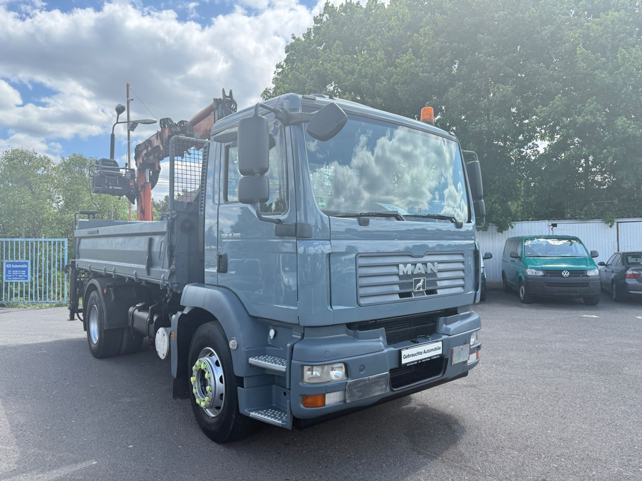 MAN TGM 8.280 Kipper Kran Atlas 85.2 - Tipper, Crane truck: picture 2 MAN TGM 8.280 Kipper Kran Atlas 85.2 - Tipper, Crane truck: picture 2