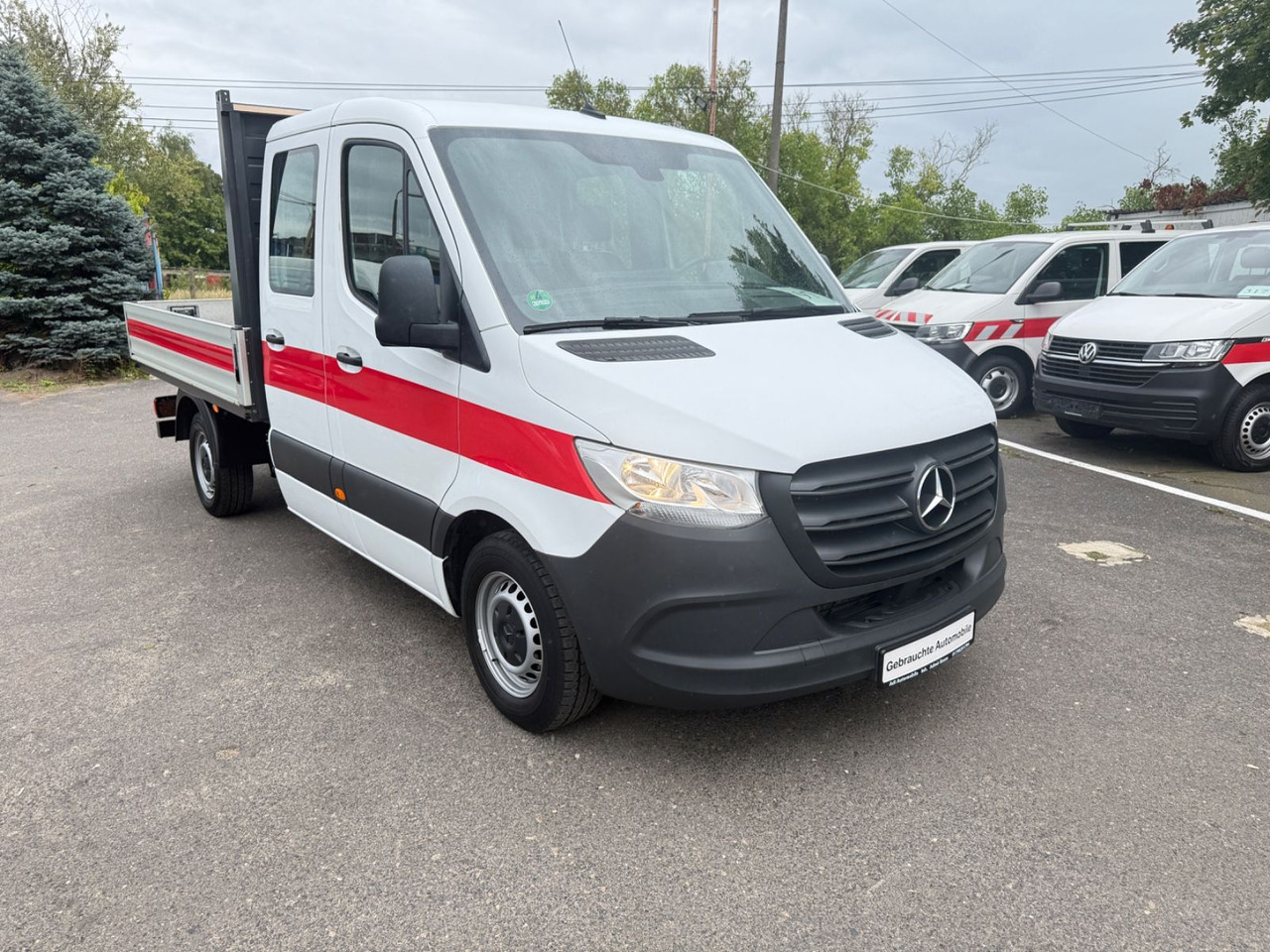Mercedes-Benz Sprinter 217 Pritsche DoKa - Open body delivery van, Combi van: picture 2 Mercedes-Benz Sprinter 217 Pritsche DoKa - Open body delivery van, Combi van: picture 2