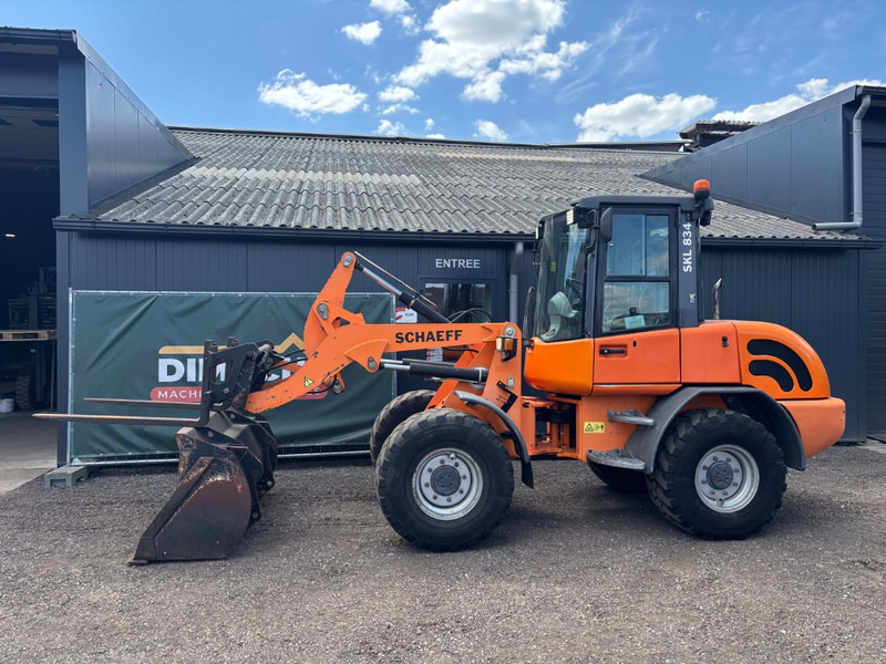 Schaeff SKL 834 Terex, bucket forks - Wheel loader: picture 1 Schaeff SKL 834 Terex, bucket forks - Wheel loader: picture 1