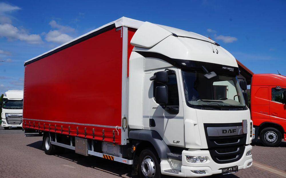 DAF LF 290 EURO 6 FIRANKA DŁ. 8.6m 21 PALET ŁAD 8.250 KG - Curtain side truck: picture 1 DAF LF 290 EURO 6 FIRANKA DŁ. 8.6m 21 PALET ŁAD 8.250 KG - Curtain side truck: picture 1