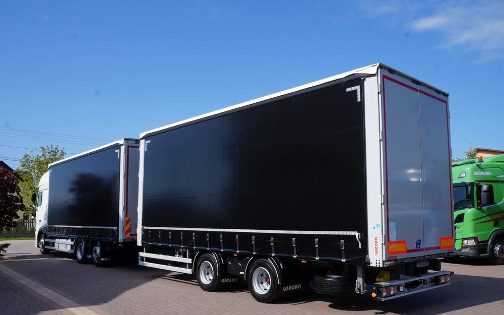 DAF XF 480 EURO 6 ZESTAW TANDEM PRZEJAZDOWY 120 M3 7,7 M + 7,7 M WECON - Curtain side truck: picture 4 DAF XF 480 EURO 6 ZESTAW TANDEM PRZEJAZDOWY 120 M3 7,7 M + 7,7 M WECON - Curtain side truck: picture 4
