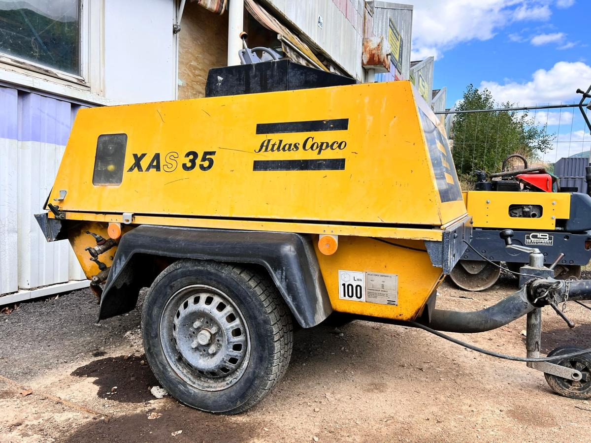 Atlas copco XAS 35 COMPRESSEUR 9BAR SUR REMORQUE (NET DE TVA) - Air compressor: picture 1 Atlas copco XAS 35 COMPRESSEUR 9BAR SUR REMORQUE (NET DE TVA) - Air compressor: picture 1