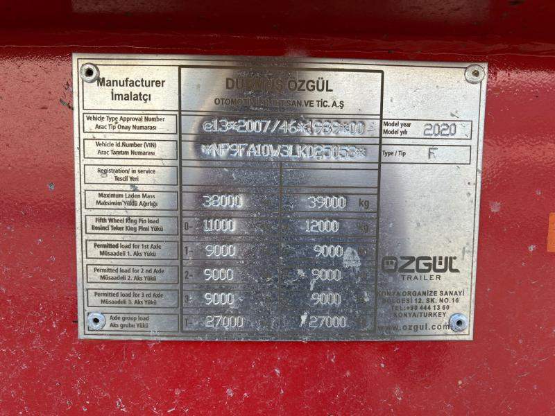 Tipper semi-trailer OZGUL BENNE TRAILER: picture 10 Tipper semi-trailer OZGUL BENNE TRAILER: picture 10