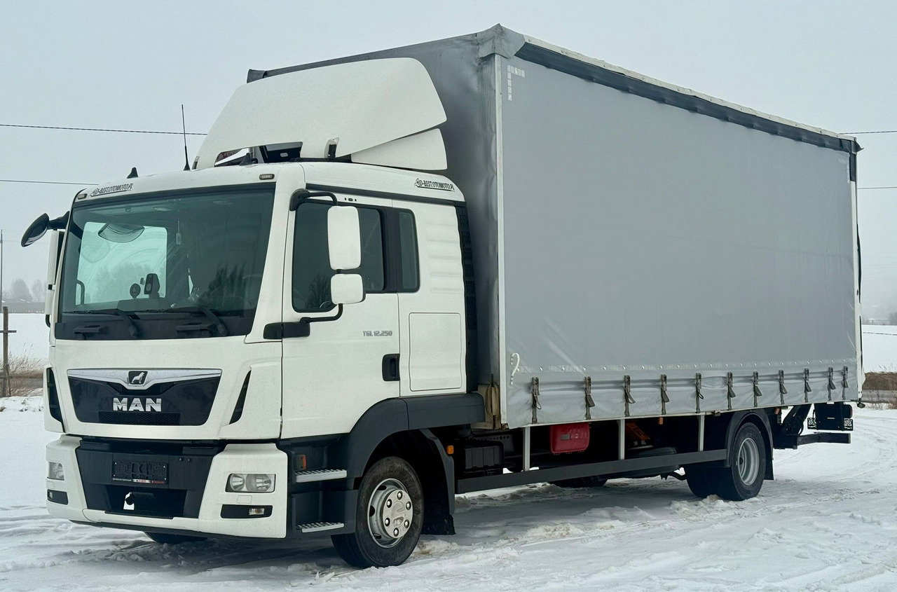 MAN TGL 12.250 / FIRANKA / WINDA / EURO 6 / SYPIALKA / 2018 ROK / SPROWADZONY - Curtain side truck: picture 2 MAN TGL 12.250 / FIRANKA / WINDA / EURO 6 / SYPIALKA / 2018 ROK / SPROWADZONY - Curtain side truck: picture 2