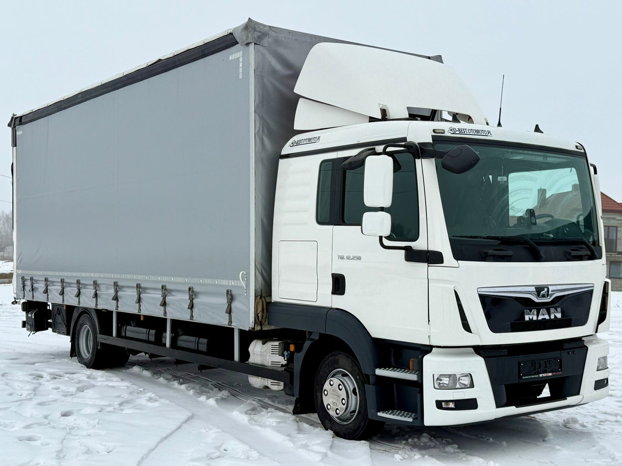 MAN TGL 12.250 / FIRANKA / WINDA / EURO 6 / SYPIALKA / 2018 ROK / SPROWADZONY - Curtain side truck: picture 1 MAN TGL 12.250 / FIRANKA / WINDA / EURO 6 / SYPIALKA / 2018 ROK / SPROWADZONY - Curtain side truck: picture 1