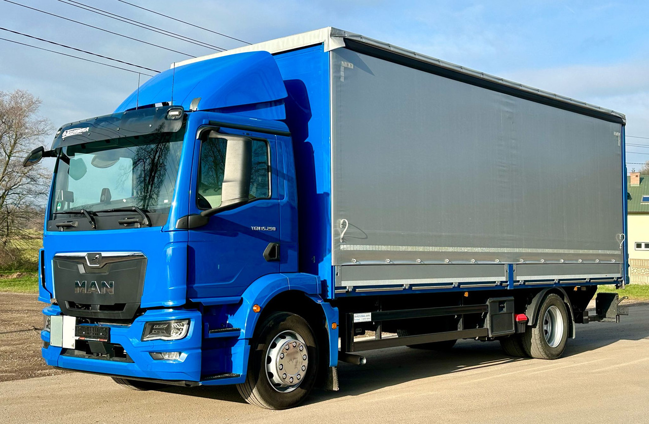 MAN TGM 15.290 / FIRANKA / WINDA / AUTOMAT / 2021 ROK / 18 EUROPALET / 15 T DMC - Curtain side truck: picture 2 MAN TGM 15.290 / FIRANKA / WINDA / AUTOMAT / 2021 ROK / 18 EUROPALET / 15 T DMC - Curtain side truck: picture 2