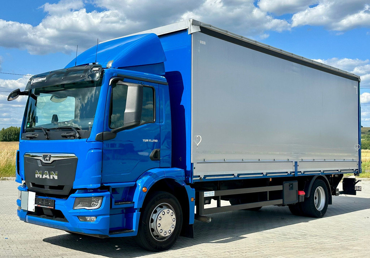 MAN TGM 15.290 / FIRANKA / WINDA / AUTOMAT / 2021 ROK / 18 EUROPALET / 15 T DMC - Curtain side truck: picture 2 MAN TGM 15.290 / FIRANKA / WINDA / AUTOMAT / 2021 ROK / 18 EUROPALET / 15 T DMC - Curtain side truck: picture 2