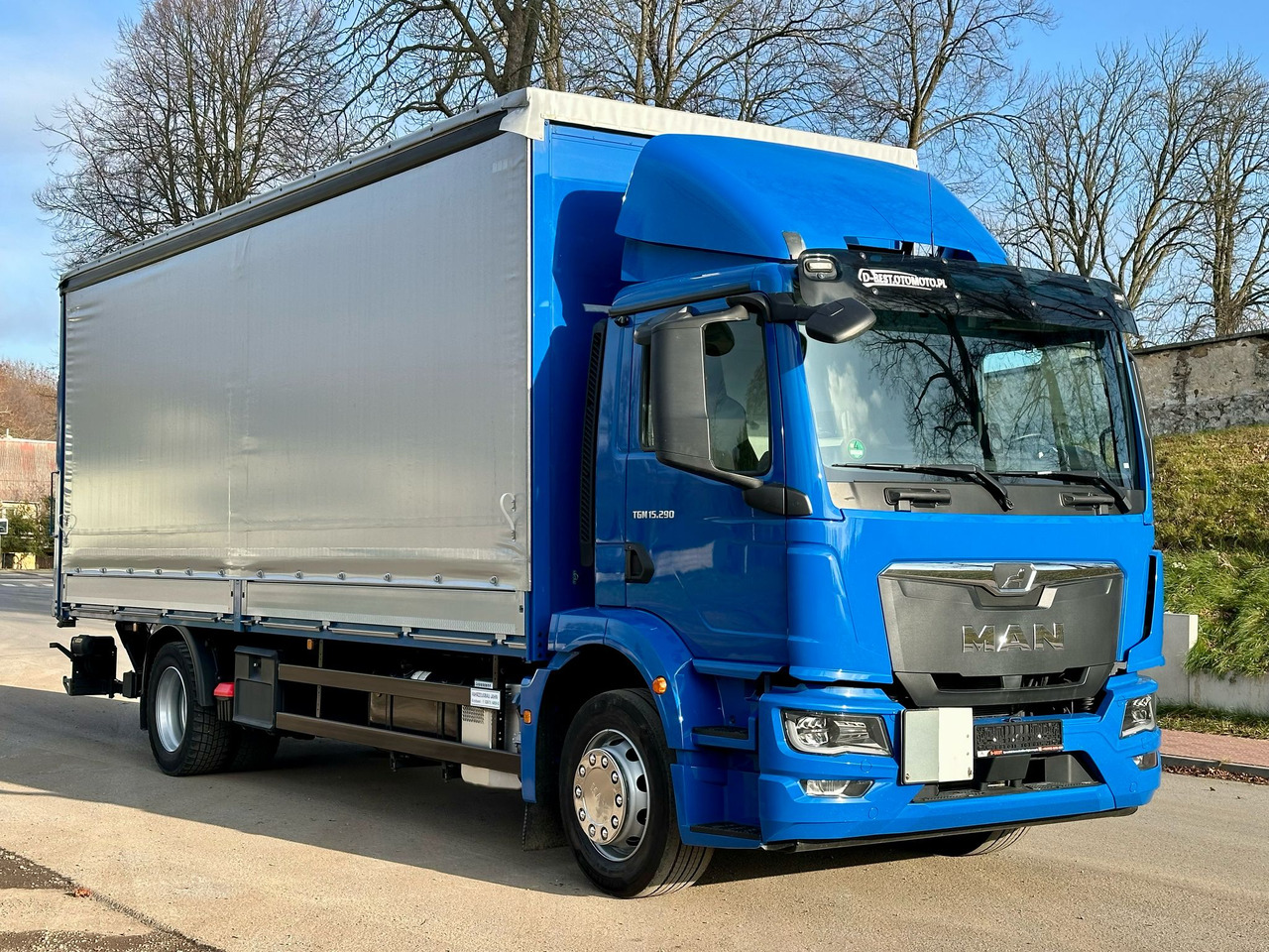 MAN TGM 15.290 / FIRANKA / WINDA / AUTOMAT / 2021 ROK / 18 EUROPALET / 15 T DMC - Curtain side truck: picture 1 MAN TGM 15.290 / FIRANKA / WINDA / AUTOMAT / 2021 ROK / 18 EUROPALET / 15 T DMC - Curtain side truck: picture 1