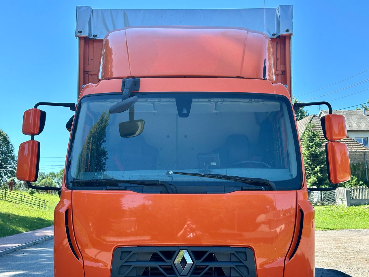Curtain side truck RENAULT D 18 / 280 / FIRANKA / WINDA / 8.6 M DŁUGOŚCI / 21 EUROPALET / NOWE OPONY / ŁADOWNOŚĆ 9.380 KG / AUTOMAT / SERWISOWANA / SPROWADZONA: picture 9