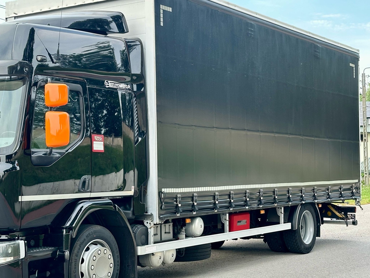 Curtain side truck RENAULT D 18 / 320 / FIRANKA / 18 EUROPALET / DUŻA KABINA / EURO 6 / 9 450 KG ŁADOWNOŚCI: picture 9