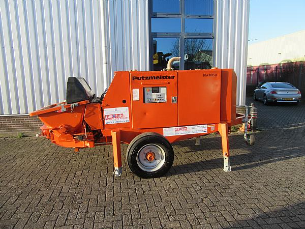 2014 PUTZMEISTER BSA 1005 DC concrete pump - Stationary concrete pump: picture 1 2014 PUTZMEISTER BSA 1005 DC concrete pump - Stationary concrete pump: picture 1