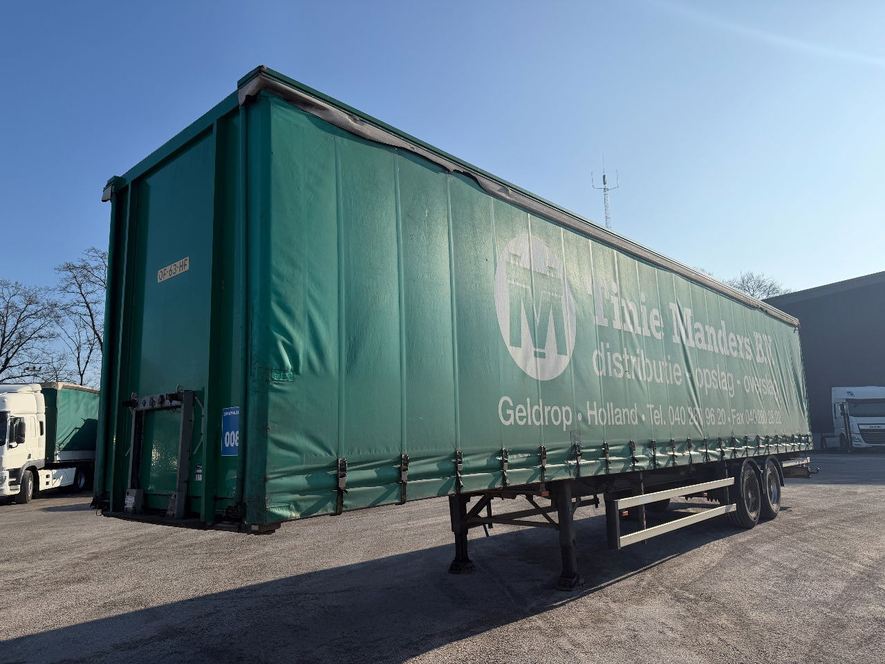 Groenewegen Schuifzeil met Twistlocks, BPW - Curtainsider semi-trailer: picture 1 Groenewegen Schuifzeil met Twistlocks, BPW - Curtainsider semi-trailer: picture 1
