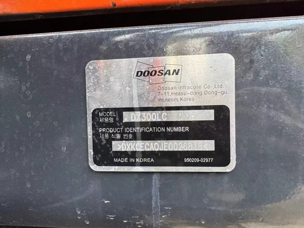 Doosan DX 300 LC - Crawler excavator: picture 5 Doosan DX 300 LC - Crawler excavator: picture 5