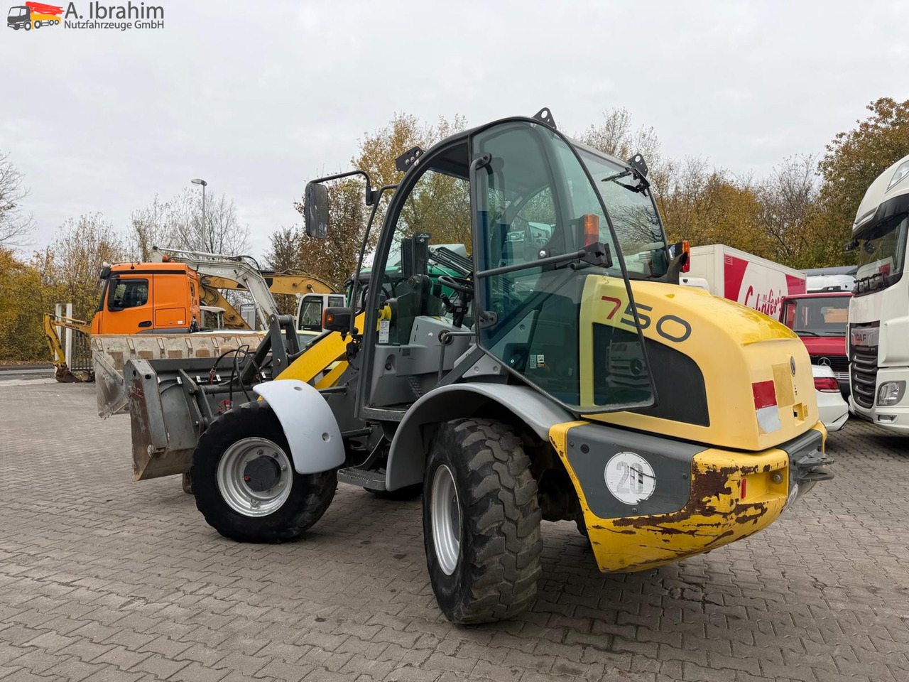 Kramer Allrad 750 /346-03 Klappschaufel | Gabel - Wheel loader: picture 2 Kramer Allrad 750 /346-03 Klappschaufel | Gabel - Wheel loader: picture 2
