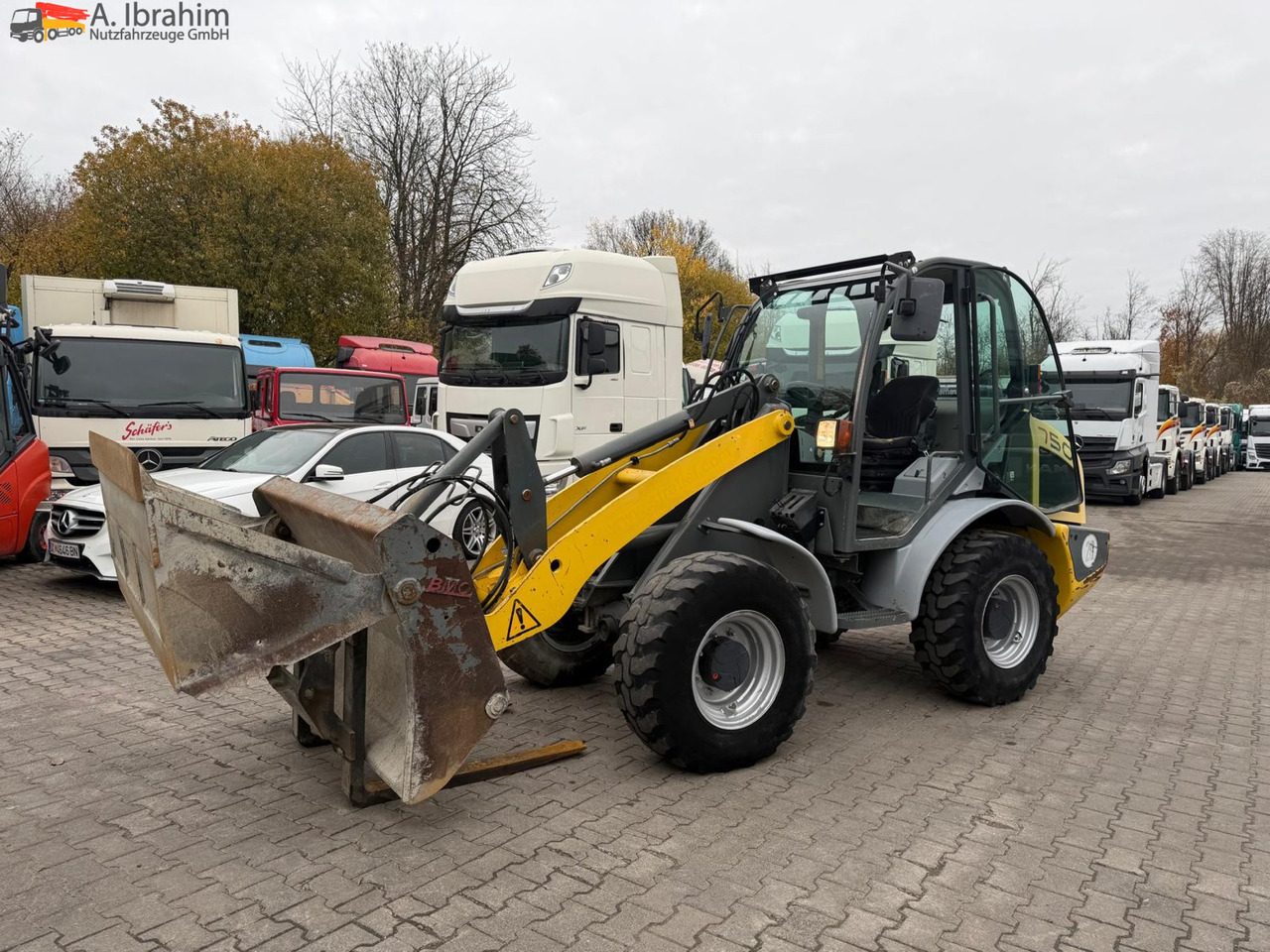 Kramer Allrad 750 /346-03 Klappschaufel | Gabel - Wheel loader: picture 1 Kramer Allrad 750 /346-03 Klappschaufel | Gabel - Wheel loader: picture 1