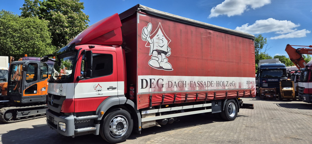 Mercedes-Benz 1829L Staplerhalterung, , Schiebeplane - Curtain side truck: picture 1 Mercedes-Benz 1829L Staplerhalterung, , Schiebeplane - Curtain side truck: picture 1