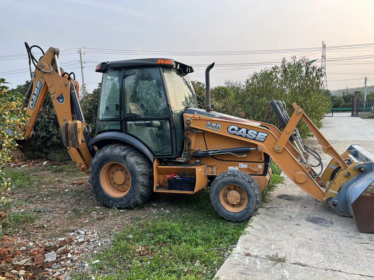 CASE 580 SUPPER N - Backhoe loader: picture 3 CASE 580 SUPPER N - Backhoe loader: picture 3