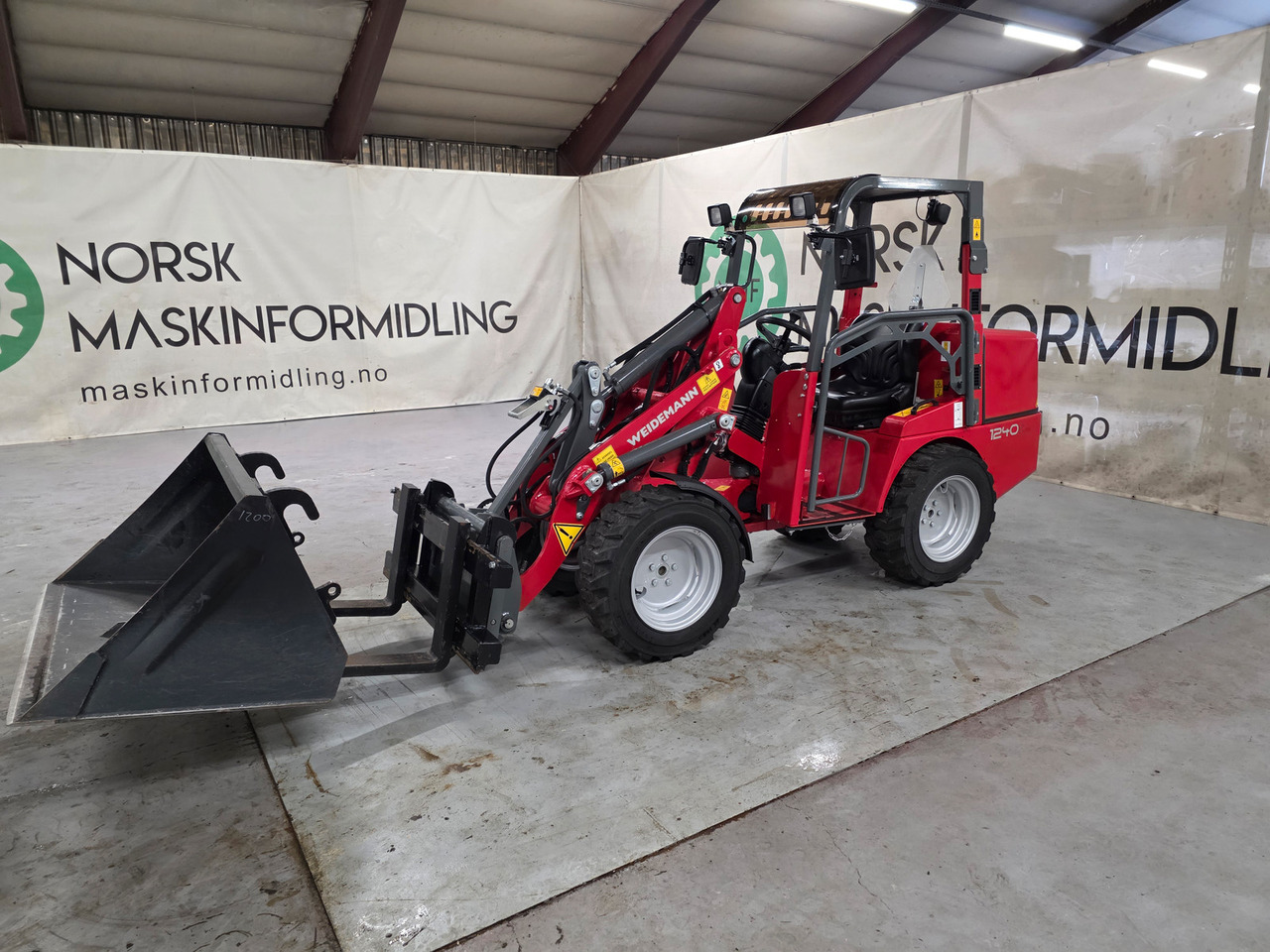 Weidemann 1240CX LP - Wheel loader: picture 1 Weidemann 1240CX LP - Wheel loader: picture 1