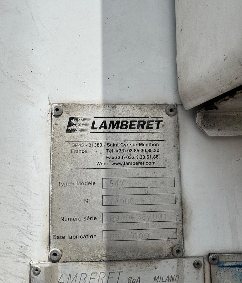 Semirimorchio Frigo Lamberet 2009 / Thermoking SLX - Refrigerator semi-trailer: picture 5 Semirimorchio Frigo Lamberet 2009 / Thermoking SLX - Refrigerator semi-trailer: picture 5