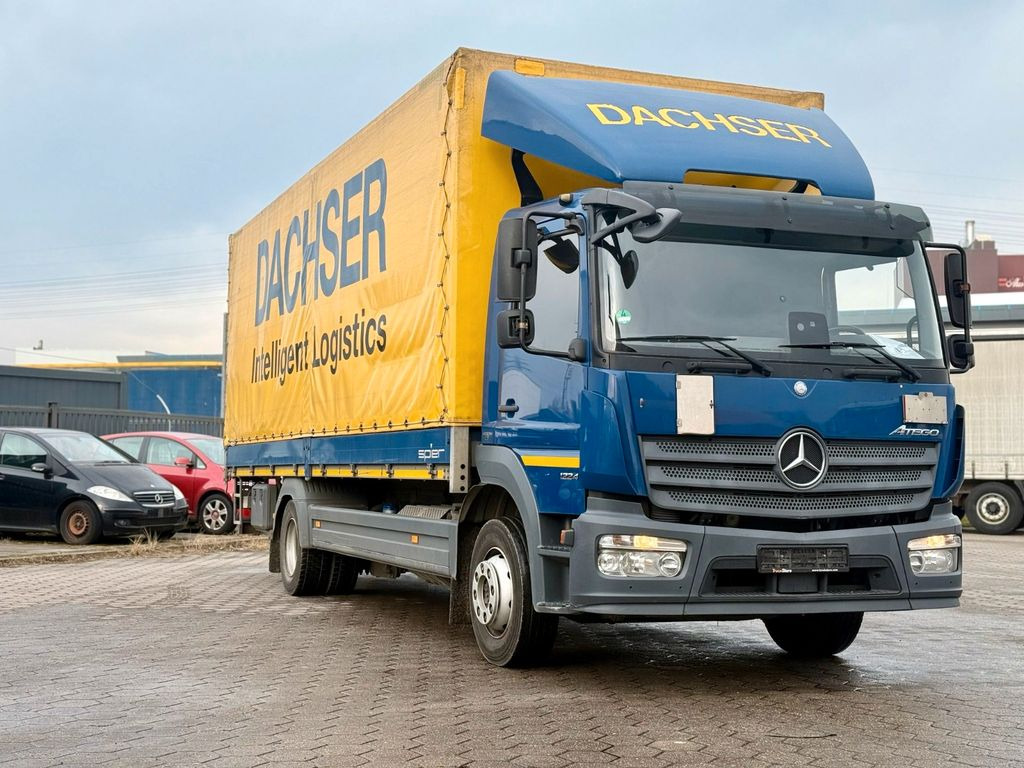 Curtain side truck Mercedes-Benz Atego 1224 Pritsche + Plane 7,25m +LBW: picture 6
