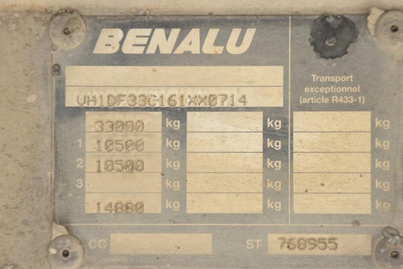 Benalu ALU + 2X BLAD/BLAD-SPRING-STEEL - Tipper semi-trailer: picture 5 Benalu ALU + 2X BLAD/BLAD-SPRING-STEEL - Tipper semi-trailer: picture 5