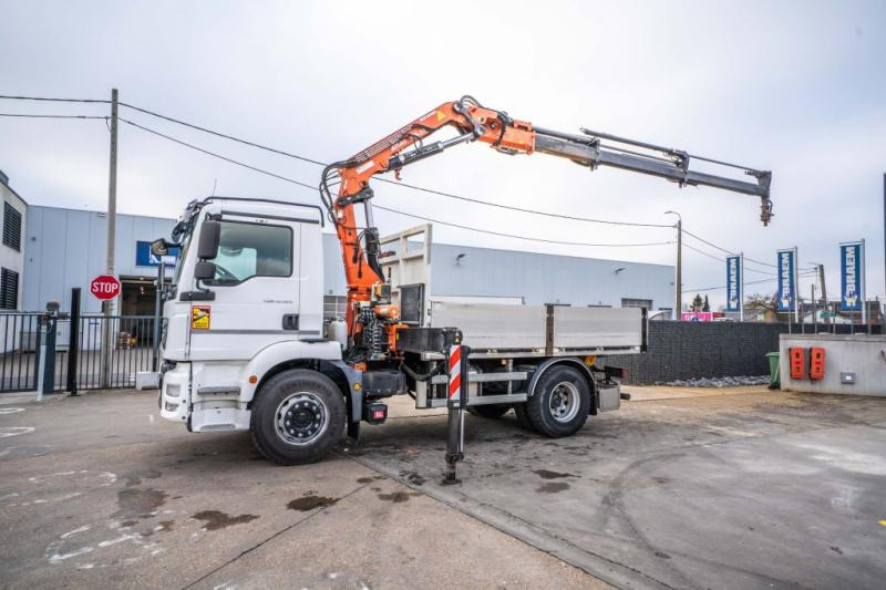 MAN TGM 18.320 BB+ATLAS 16 T/m+3EXT - Dropside/ Flatbed truck, Crane truck: picture 1 MAN TGM 18.320 BB+ATLAS 16 T/m+3EXT - Dropside/ Flatbed truck, Crane truck: picture 1