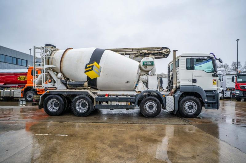 MAN TGS 32.360 BB+LIEBHERR+THEAM BG12 (band/tapis) - Concrete mixer truck: picture 3 MAN TGS 32.360 BB+LIEBHERR+THEAM BG12 (band/tapis) - Concrete mixer truck: picture 3