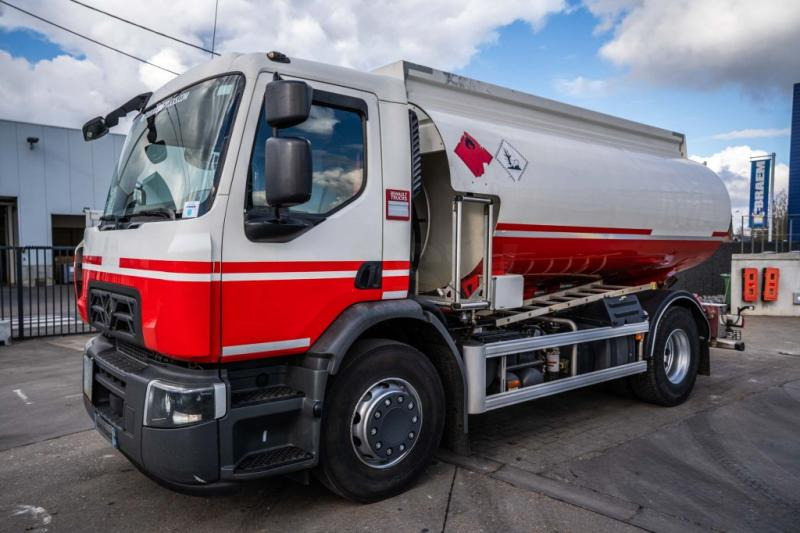 Renault D 198 WIDE 340+ALU MAGYAR/5 COMP + 13.200L - Tanker truck: picture 1 Renault D 198 WIDE 340+ALU MAGYAR/5 COMP + 13.200L - Tanker truck: picture 1