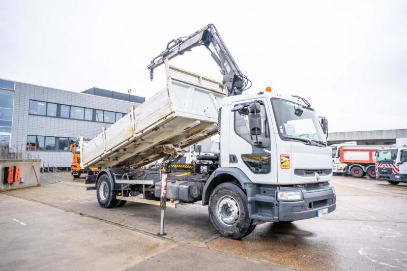 Renault PREMIUM 320+HIAB 112+2EXT - Tipper, Crane truck: picture 2 Renault PREMIUM 320+HIAB 112+2EXT - Tipper, Crane truck: picture 2