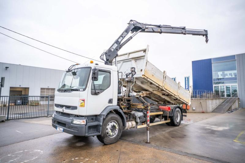 Renault PREMIUM 320+HIAB 112+2EXT - Tipper, Crane truck: picture 1 Renault PREMIUM 320+HIAB 112+2EXT - Tipper, Crane truck: picture 1