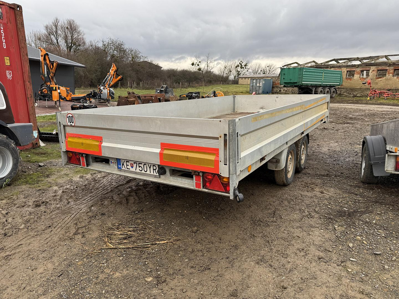 Dropside/ Flatbed trailer JSU P Transport, -, Prívesný vozík 1040kg: picture 9