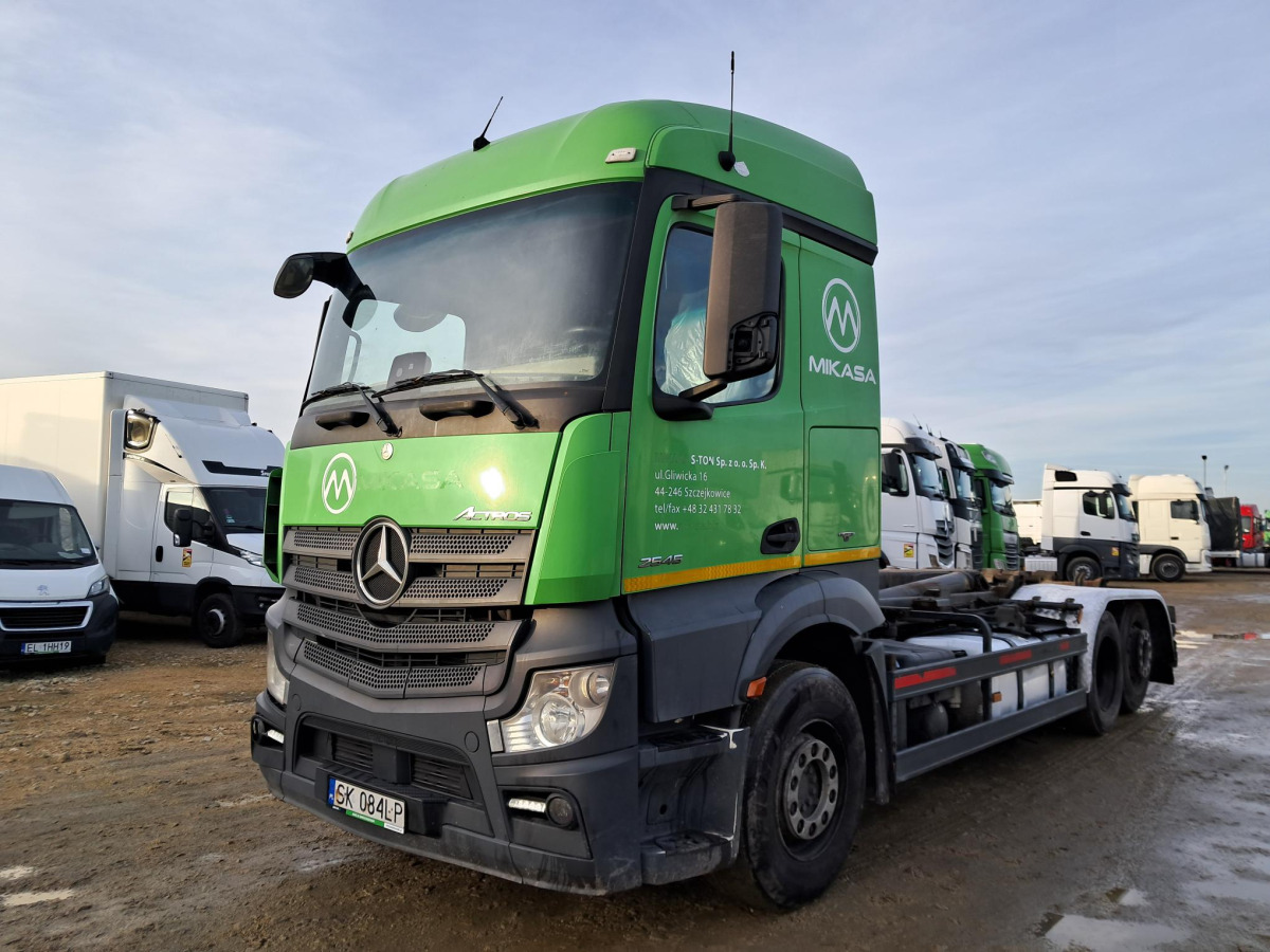 MERCEDES BENZ ACTROS HAKOWIEC - Hook lift truck: picture 2 MERCEDES BENZ ACTROS HAKOWIEC - Hook lift truck: picture 2