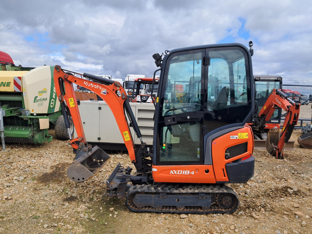 Minikoparka gąsienicowa - KUBOTA KX018-4 - Mini excavator: picture 4 Minikoparka gąsienicowa - KUBOTA KX018-4 - Mini excavator: picture 4