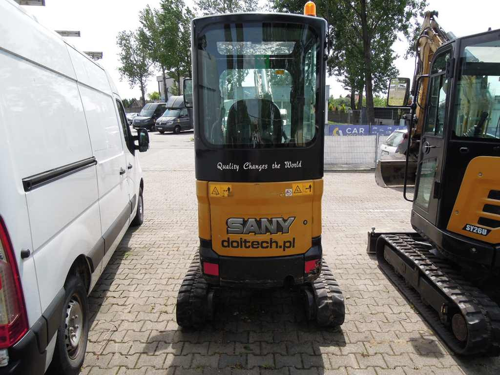 Minikoparka gąsienicowa SANY HEAVY MACHINERY LIMITED SY18C + GŁOWACZ G3 3.5T PRZYCZEPA TOWAROWA - Mini excavator: picture 4 Minikoparka gąsienicowa SANY HEAVY MACHINERY LIMITED SY18C + GŁOWACZ G3 3.5T PRZYCZEPA TOWAROWA - Mini excavator: picture 4