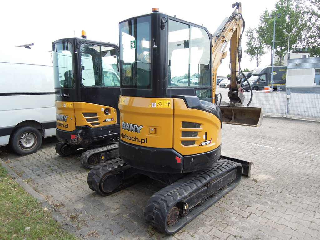Minikoparka gąsienicowa – SANY SY26U – 2022 – 2680 kg – 3 100 mm wysypu - Mini excavator: picture 5 Minikoparka gąsienicowa – SANY SY26U – 2022 – 2680 kg – 3 100 mm wysypu - Mini excavator: picture 5