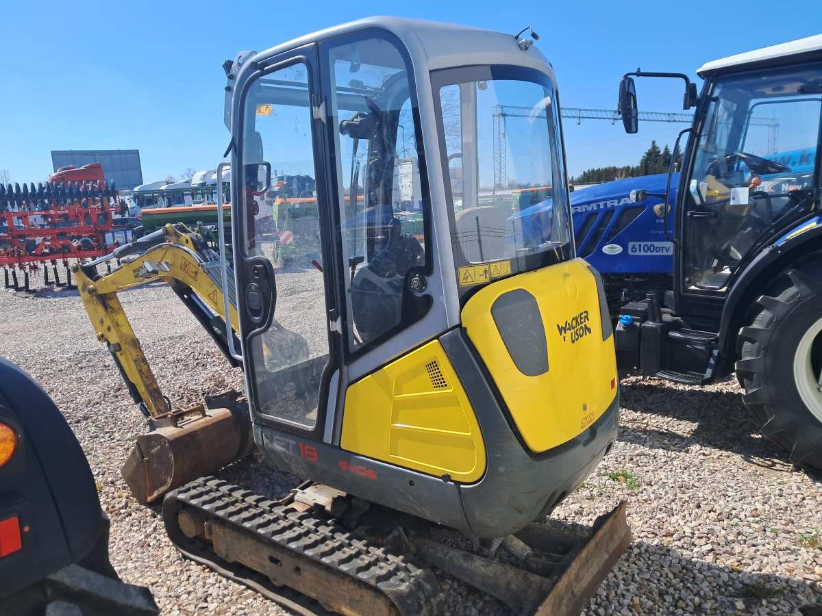 Minikoparka gąsienicowa WACKER NEUSON ET18 - 2021 - 1597 mth - 3 łyżki - Mini excavator: picture 3 Minikoparka gąsienicowa WACKER NEUSON ET18 - 2021 - 1597 mth - 3 łyżki - Mini excavator: picture 3