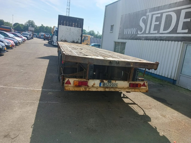 Dropside/ Flatbed semi-trailer Fruehauf 2 Axle Fruehauf , Flat trailer , Drum Brakes: picture 7