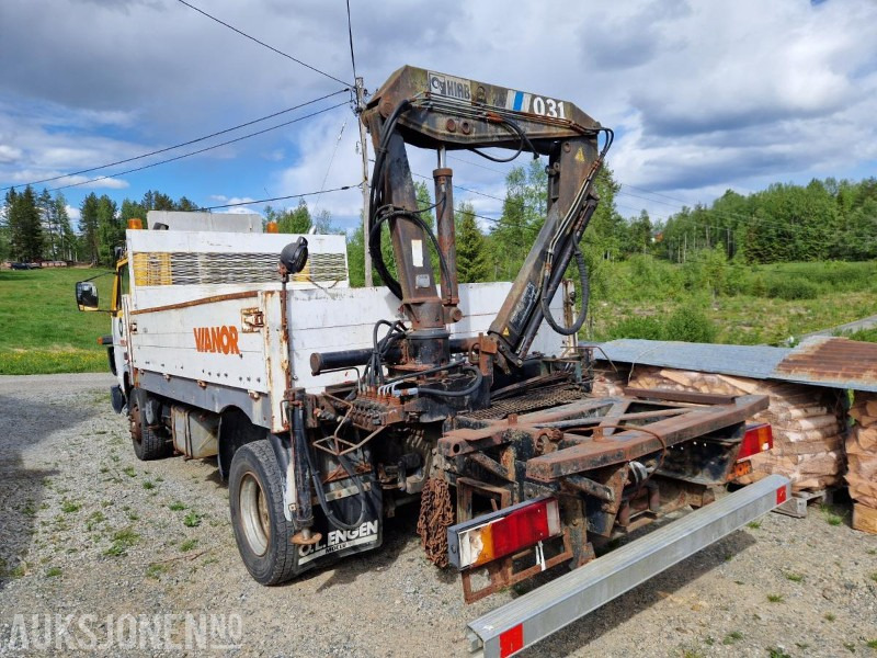 1992 MAN 8.150 F planbil med kran - Crane truck: picture 4 1992 MAN 8.150 F planbil med kran - Crane truck: picture 4